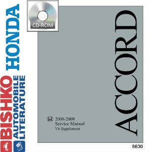 2008–2009 Honda Accord V6 Factory Shop Service Manual