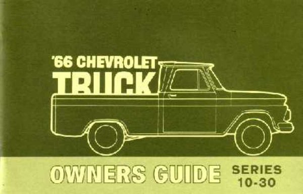 1966 Chevrolet Light TruckAll Models Owner's Manual
