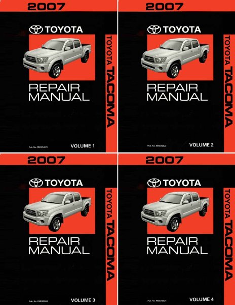 2007 Toyota Tacoma Shop Service Repair Manual Complete Set