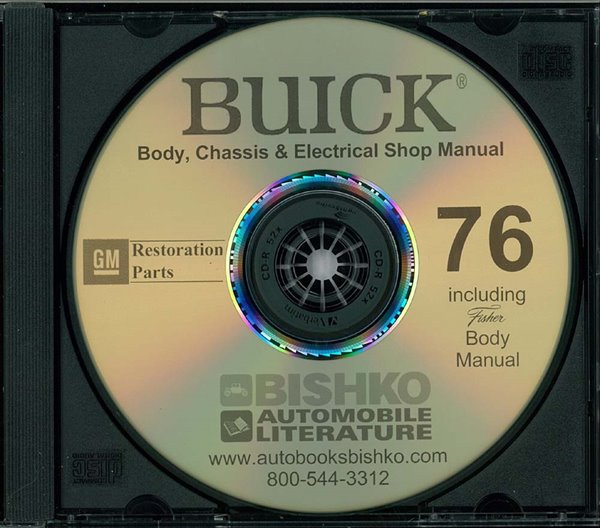 1976 Buick ALL MODELS FISHER BODY Factory Shop Service Manual