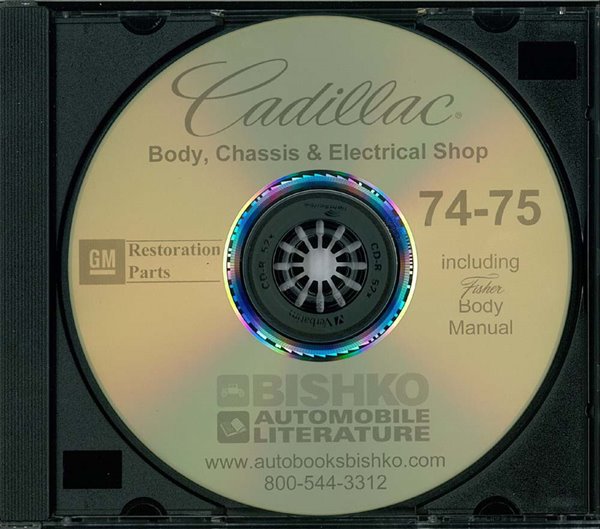 1974–1975 Cadillac ALL MODELS FISHER BODY Factory Shop Service Manual