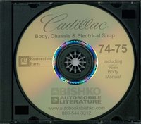 1974 CADILLAC Body, Chassis & Electrical Service Manual sample image