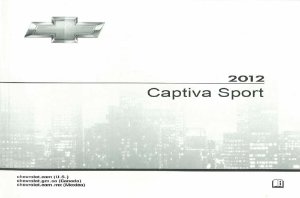 2012 Chevrolet Truck Captiva Sport Owner's Manual