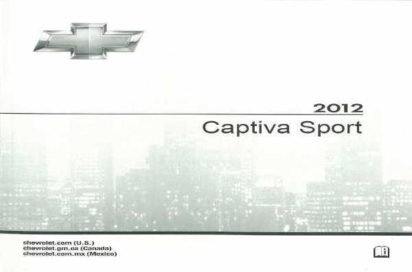 2012 Chevrolet Truck Captiva Sport Owner's Manual