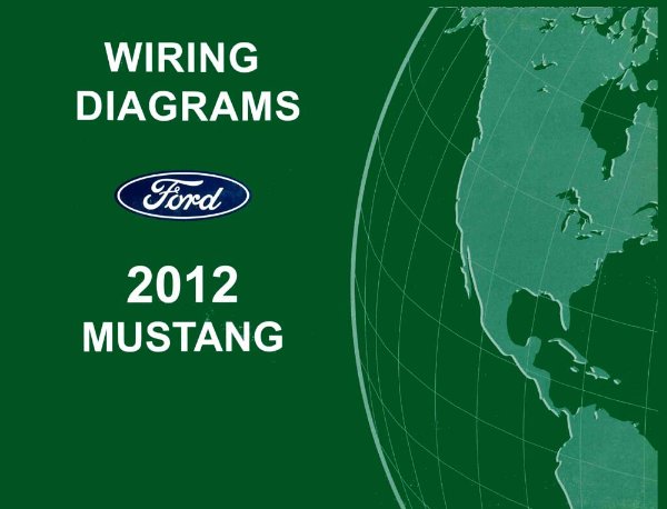 2012 Ford Mustang Wiring Diagrams Manual