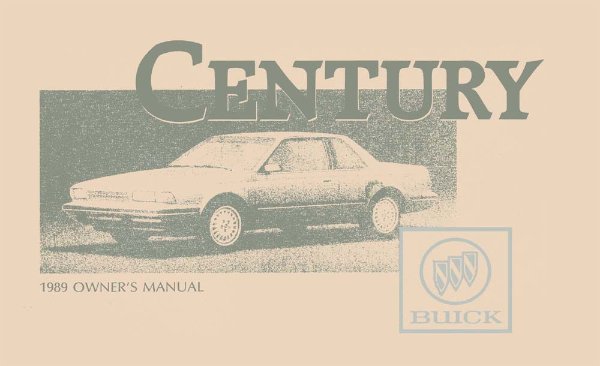 1989 Buick Century Owner's Manual