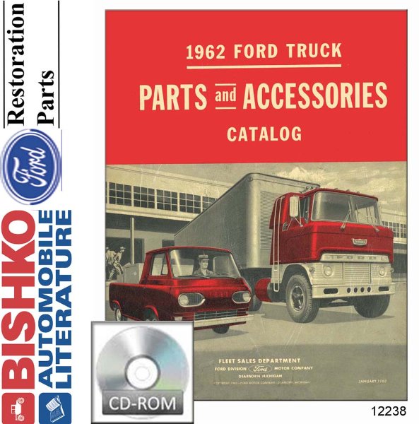 1962 Ford Truck Parts Numbers Book List PDF Interchange Images