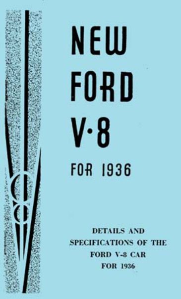 1936 Ford V-8 Car Owner's Manual