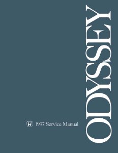 1997 Honda Odyssey Factory Shop Service Manual