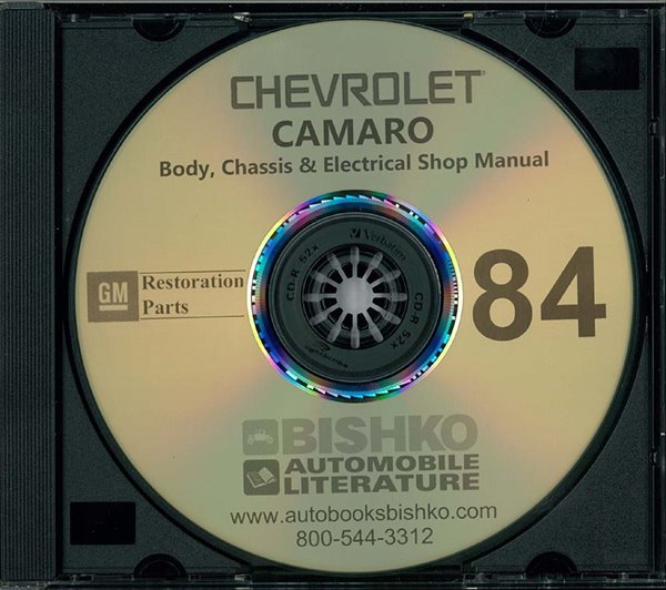1984 Chevrolet Camaro Factory Shop Service Manual