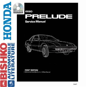 1990 Honda Prelude Factory Shop Service Manual