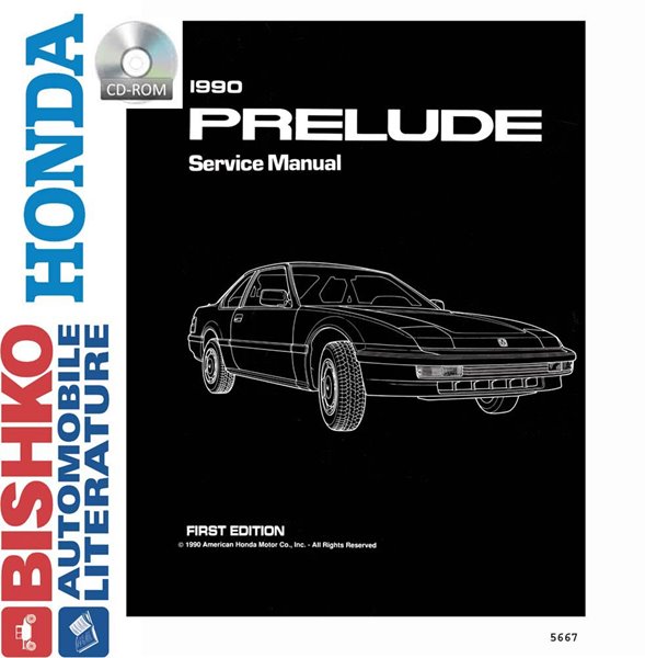1990 Honda Prelude Factory Shop Service Manual