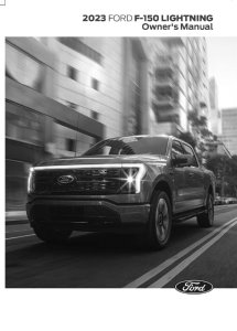 2023 Ford F-150 Lighting Owner's Manual