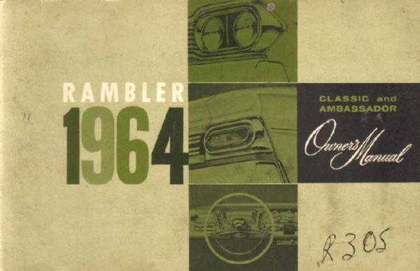 1964 AMC Ambassador Classic Owner's Manual