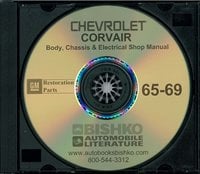 1965-69 CHEVROLET CORVAIR Body, Chassis & Electrical Service Manual sample image
