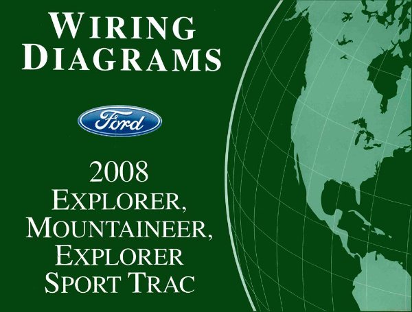 2008 Ford Truck Explorer, Mountaineer Wiring Diagrams Manual