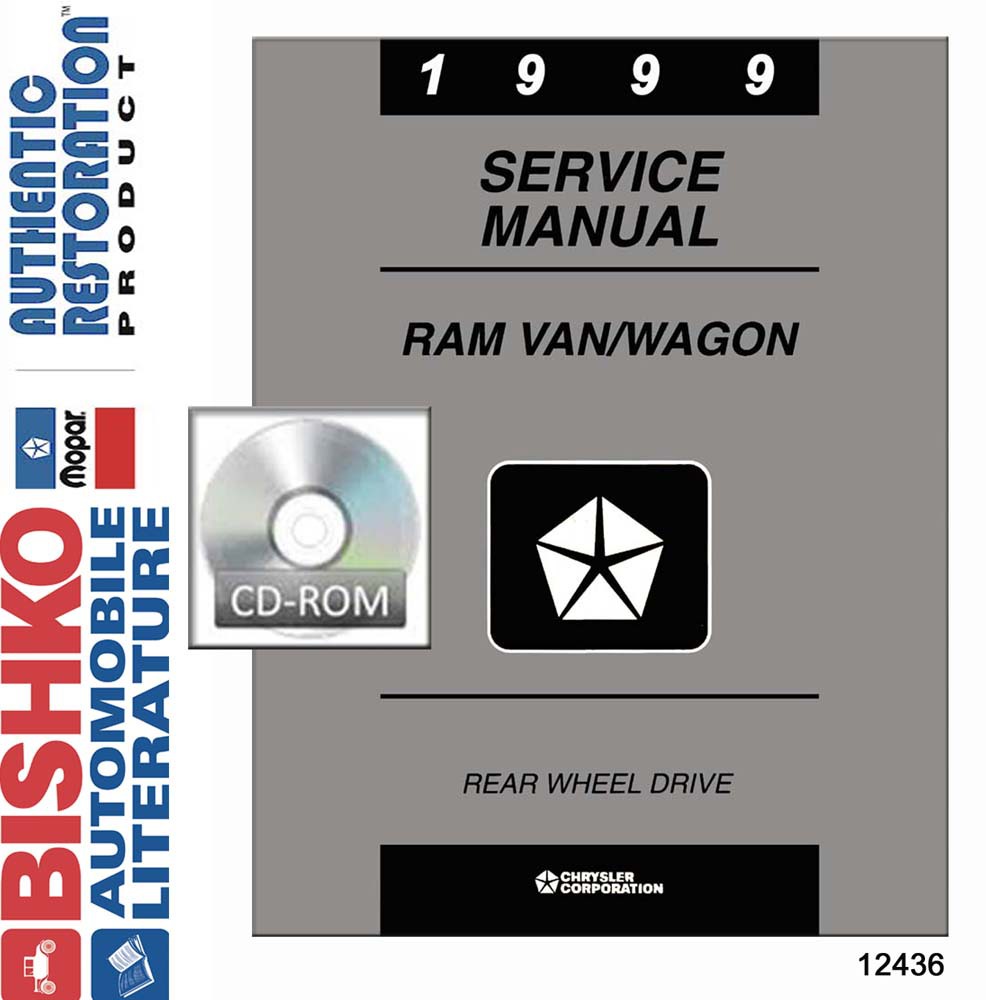 1999 Dodge Truck Ram Van, Ram Wagon Factory Shop Service Manual