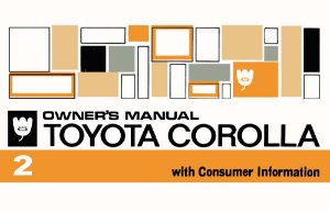 1972 Toyota Corolla Owner's Manual
