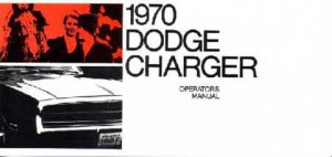 1970 Dodge Charger Owner's Manual