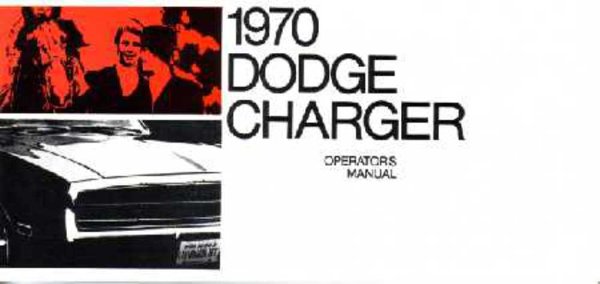 1970 Dodge Charger Owner's Manual