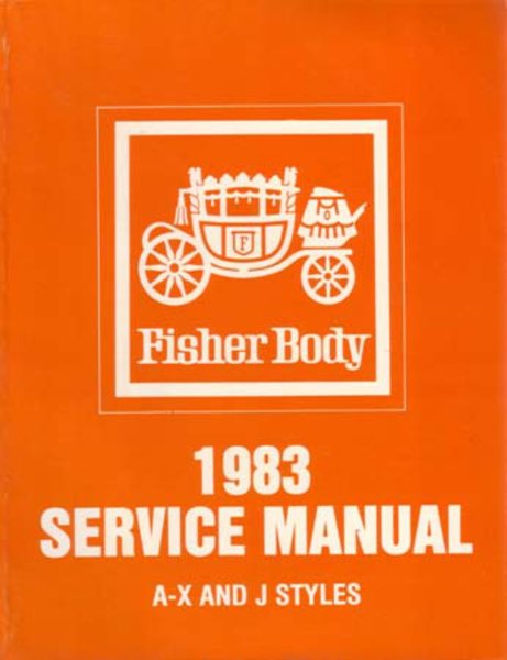 1983 Buick Cadillac Chevrolet Body Shop Service Repair Manual Book Engine