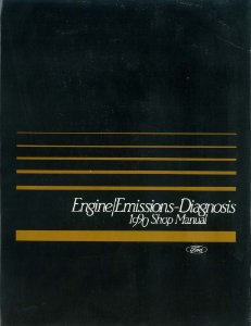 1990 Ford Lincoln Mercury Emissions Troubleshooting Diagnostic Procedures Manual