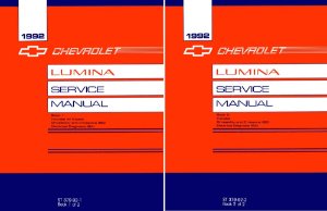 1992 Chevrolet Lumina Factory Shop Service Manual