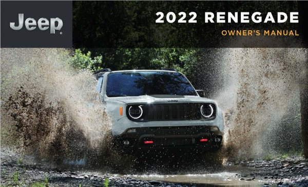 2022 Jeep Renegade Owner's Manual