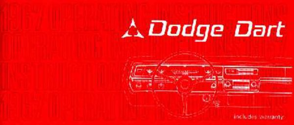 1967 Dodge Dart Owner's Manual