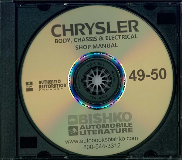 1949–1950 Chrysler All Models Factory Shop Service Manual