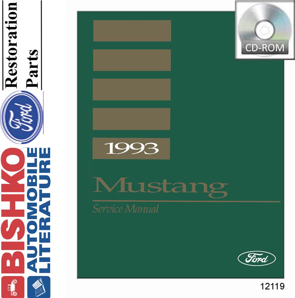 1993 FORD MUSTANG Body, Chassis & Electrical Service Manual