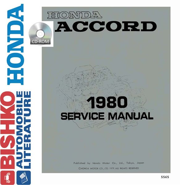 1980 Honda Accord Factory Shop Service Manual