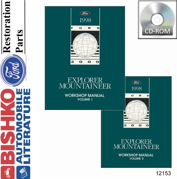 1998 Ford Explorer Mountaineer Shop Service Repair Manual PDF Engine Electrical