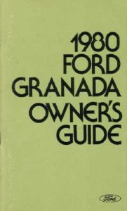 1980 Ford Granada Owner's Manual