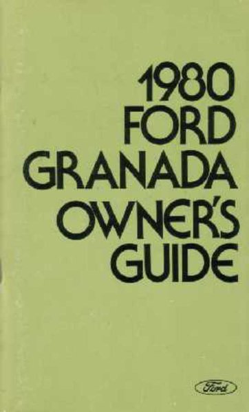 1980 Ford Granada Owner's Manual