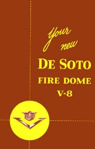 1953 DeSoto Firedome V-8 Owner's Manual