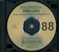 1988 HONDA PRELUDE Body, Chassis & Electrical Service Manual w/ETM Manual sample image