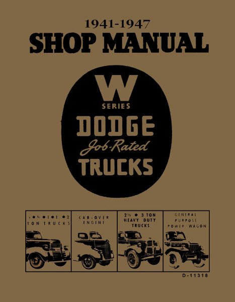 1941–1947 Dodge Truck All Models Factory Shop Service Manual