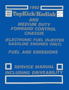 1992 Chevrolet Truck Topkick/Kodiac Factory Shop Service Manual