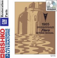 1985 Pontiac Fiero Shop Service Repair Manual PDF sample image