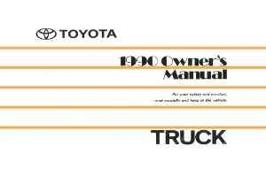 1990 Toyota Pickup Owner's Manual