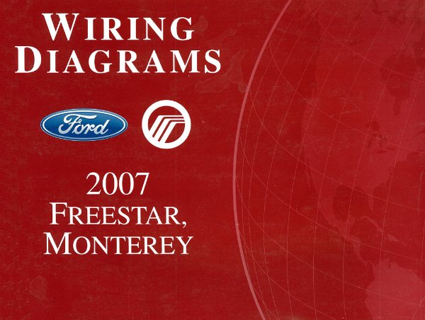 2007 Ford Truck Freestar / Monterey Wiring Diagrams Manual