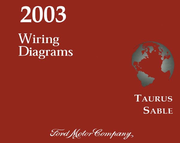 2003 Ford Taurus, Sable Wiring Diagrams Manual