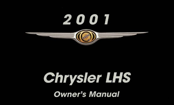 2001 Chrysler LHS Owner's Manual