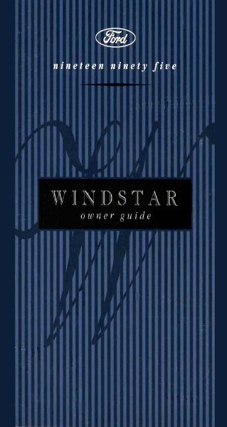 1995 Ford Windstar Owner's Manual