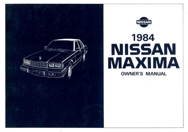 1984 Nissan Maxima Owner's Manual