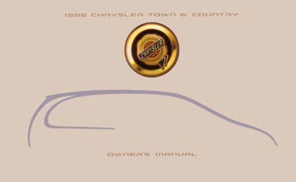 1996 Chrysler Town & Country Owner's Manual