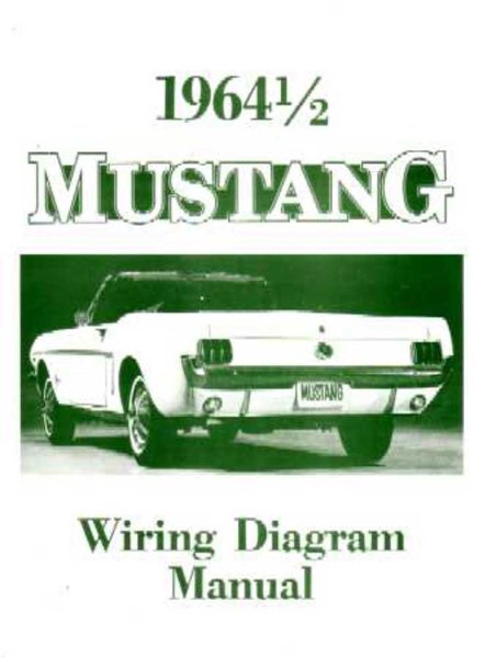 1964 Ford Mustang Wiring Diagrams Manual