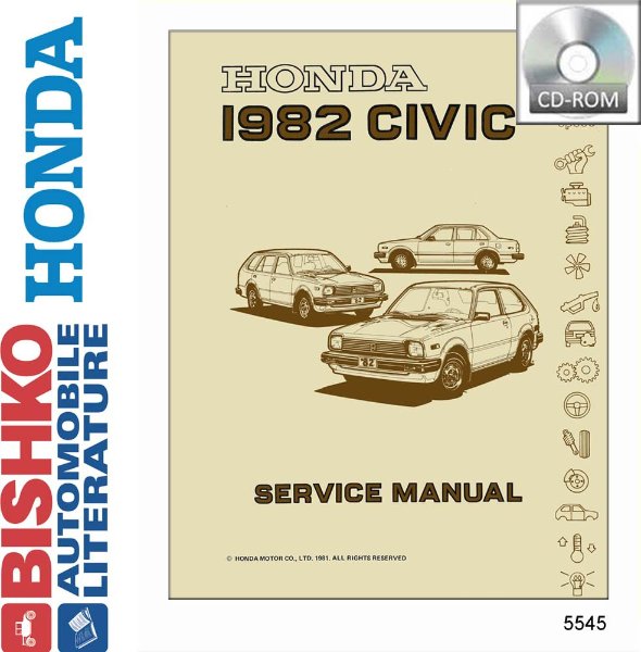 1982 Honda Civic Factory Shop Service Manual