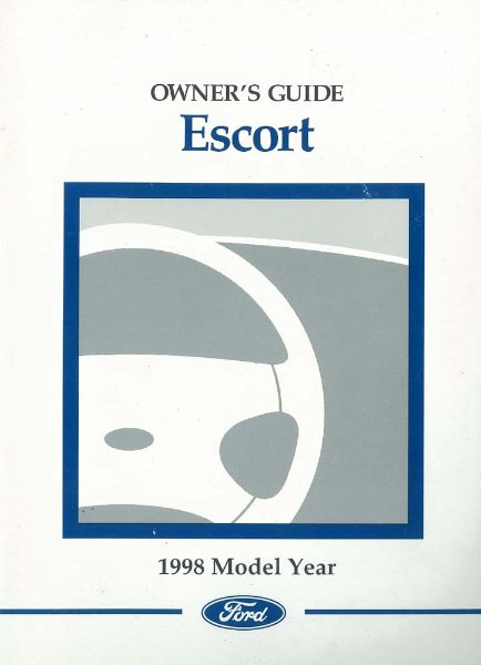 1998 Ford Escort Owner's Manual